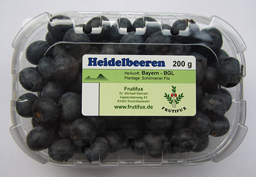 Heidelbeerschale